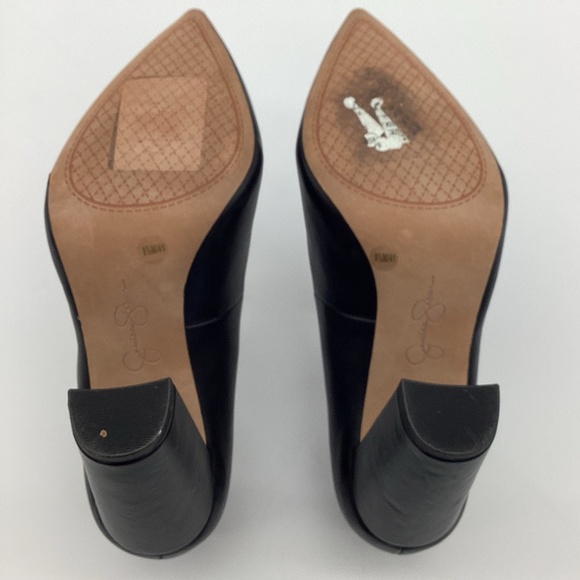 1788. Jessica Simpson Black Block Heel Pumps EUC Size 9 - Picture 12 of 12